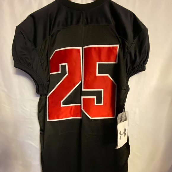 Under Armour SMU Mustangs Football/Practice Jersey Black Men's L #25 - Picture 2 of 6